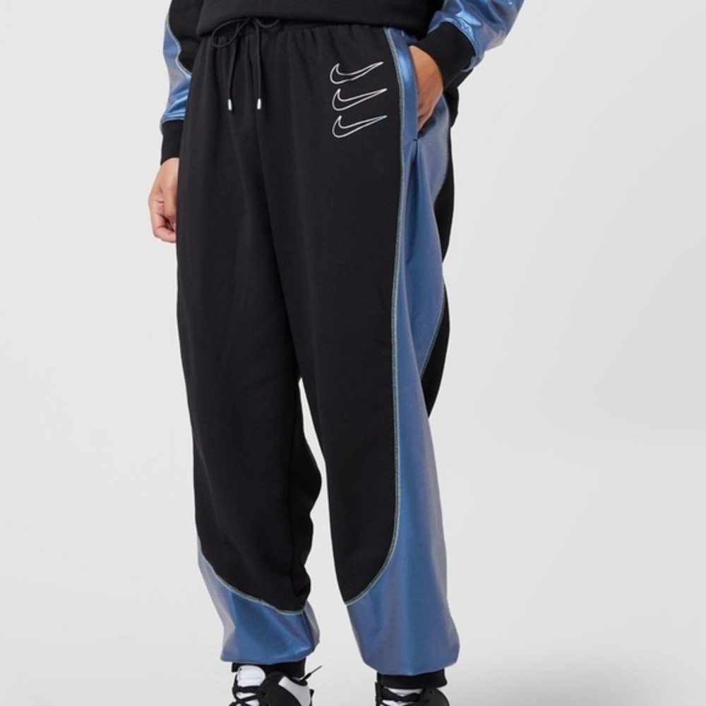 Nike Opal Fleece Oversized Fit Mid Rise Joggers Size-1X‎